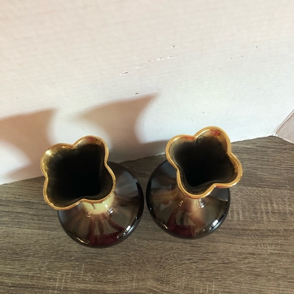 1950s Germany Drip Glaze Vases - Picture 3 of 13